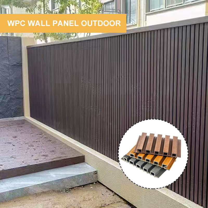 Waterproof WPC Wall Panels for Outdoor Exterior Cladding
