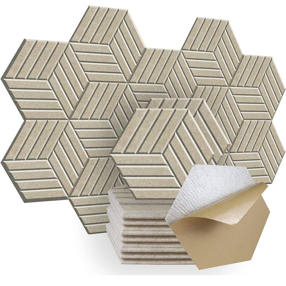 Removable Adhesive Acoustic Panels - No Damage Installation
