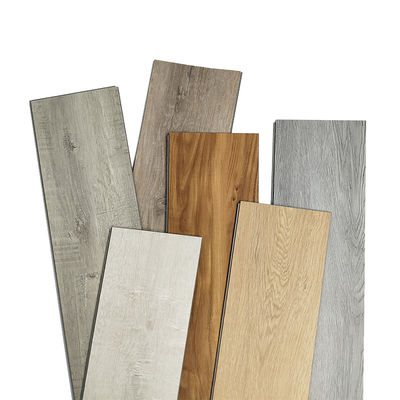 UV Coating Click Lock SPC Vinyl Flooring Moisture Proof Squared Edge