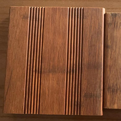 Waterproof Bamboo Decking Boards Flooring Strand Woven Surface Natural Outdoor