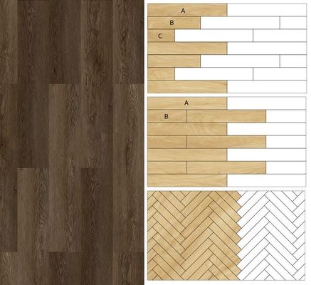 Δασική υφή Διακόσμηση εσωτερικών χώρων 4mm 5mm 6mm PVC SPC Κλικ Κλειδί Βινύλιο Γραφικό Σχεδιασμό European Home Office