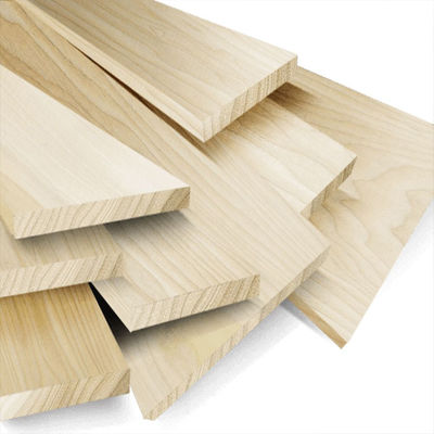 Solid Top Quality 1220*2440 Customized Natural / Bleach / Carbonized Poplar Edge Glude Boards