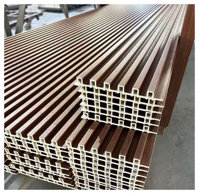 Pvc 3D Fluted Decorative Lambrin Wood Composite Interior Fluted Panels ...