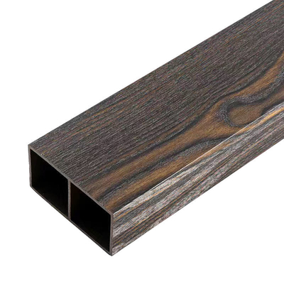 Composite Wpc Timber Tube for Wall Partition Wpc Rectangular Timber Tube