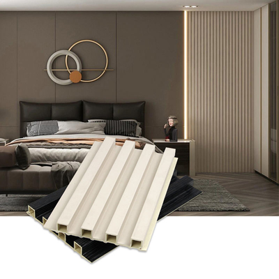 Modern Waterproof Fluted WPC Wall Panel Indoor Home Decorative Background Panels
