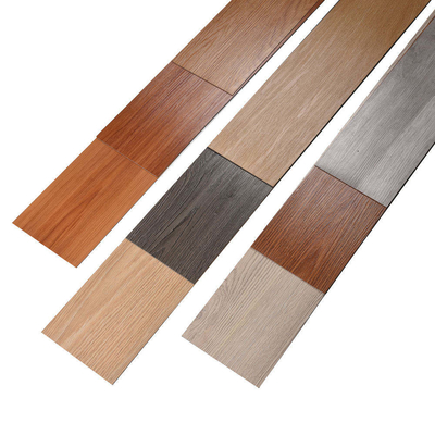 Carreaux de vinyle de luxe (LVT) plancher 2 mm 3 mm 4 mm imperméable à l'eau ignifuge auto-adhésif PVC planche de vinyle pour le bureau