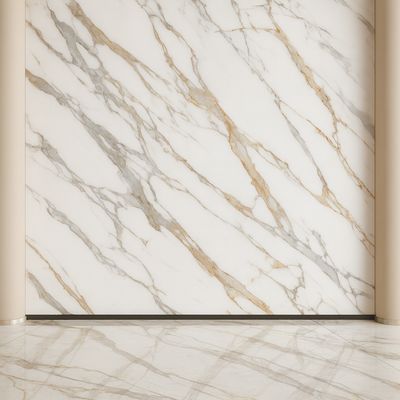 Marble Look Sintered Stone in 3200*1600mm Perfect Choice for Indoor Floor Tiles and Wall Panel Decor