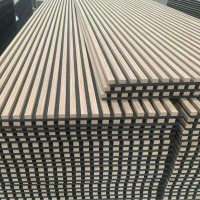 Hot-selling Acoustic Panels Wooden Slat Fluted Wall Panel House Decoration Interior Sound Proof Wall Panels