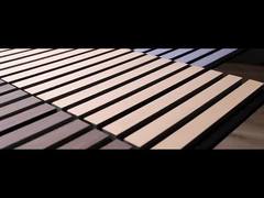 Panneau de mur en bois acoustique