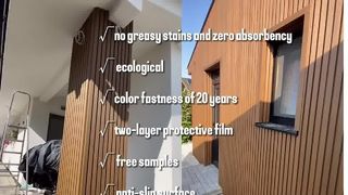 Modern WPC Wall Cladding for Outdoor Spaces