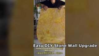 Panel Dinding Batu Lunak Fleksibel Pemasangan DIY yang Mudah