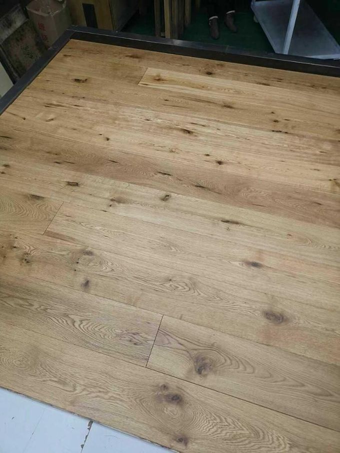 Ordinary E1 Natural Oak Engineered Wood Flooring Environmental Protection