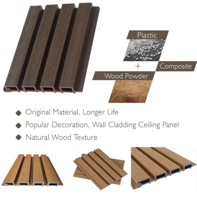 Outdoor WPC Wall Cladding Panels - Waterproof & Fireproof