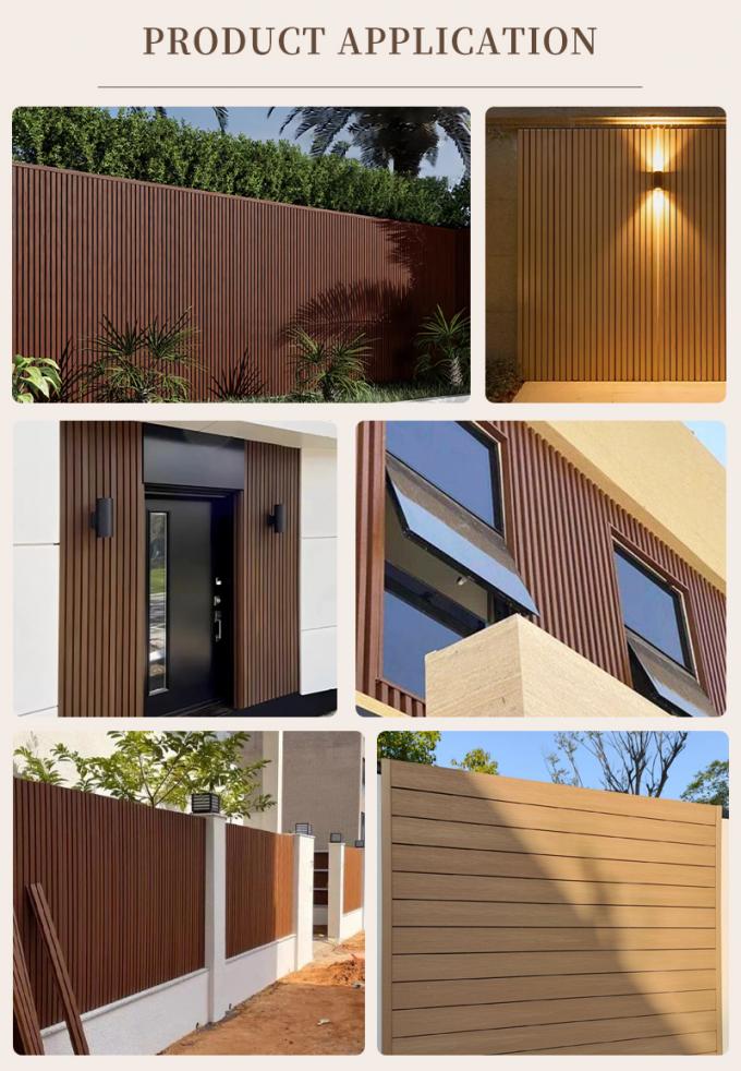 Weatherproof Cladding Lightweight Outdoor WPC Wall Cladding Panels - Waterproof & Eco-Friendly