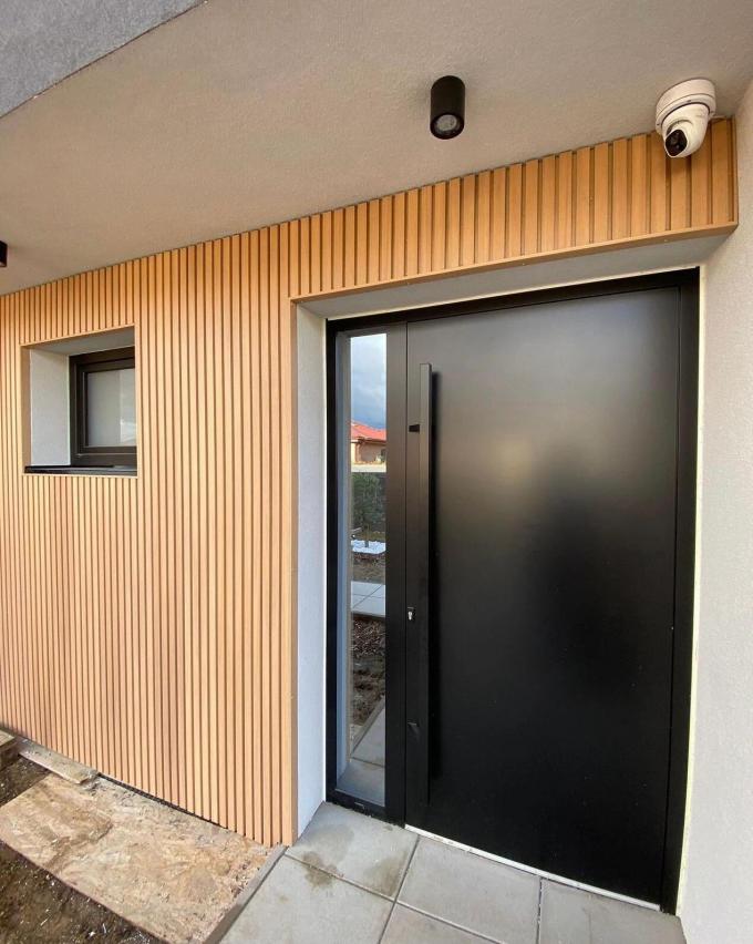 Modern WPC Facade Panels - Waterproof Exterior Wall Cladding