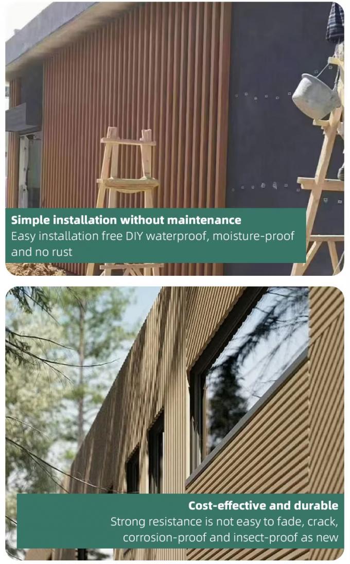 Waterproof WPC Composite Wall Panel for Exterior Buildings